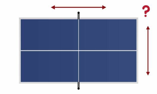 Table Tennis Table Size – What’s The Correct Dimensions?
